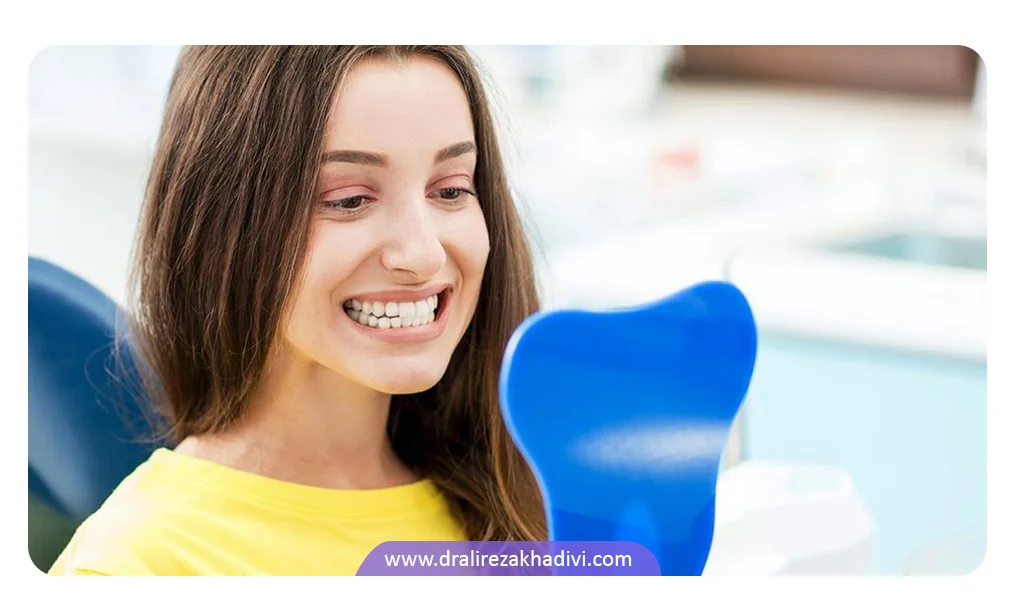 اصلاح طرح لبخند شامل مرتب کردن و سفید کردن دندان های جلو است