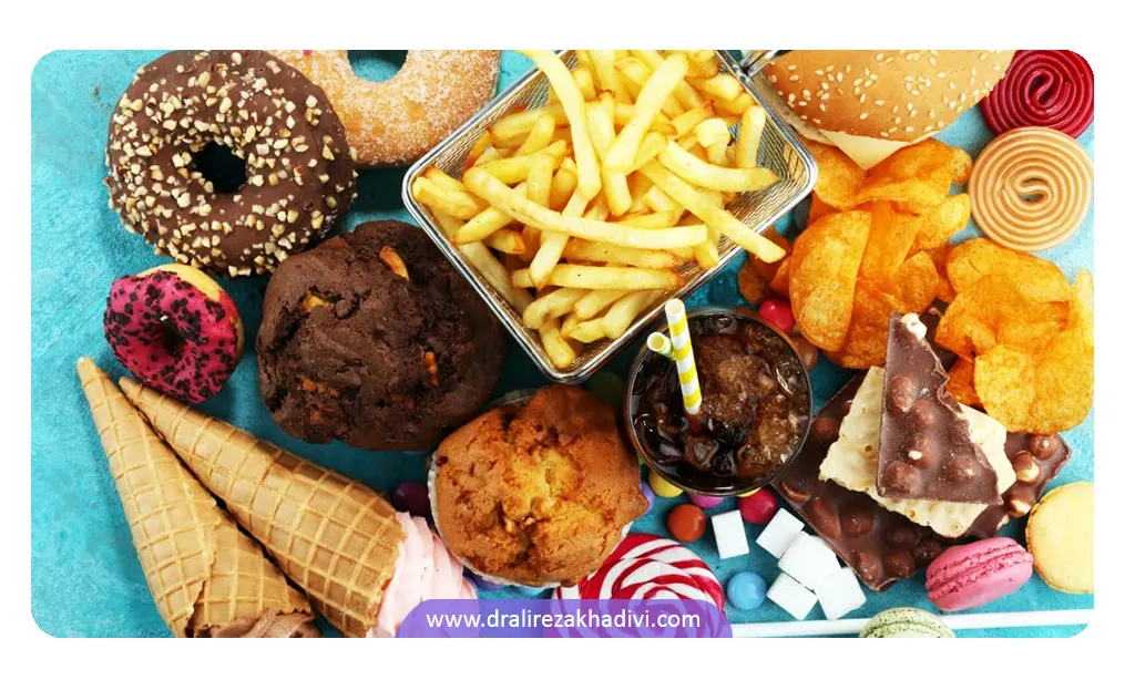 مصرف خوراکی‌های ناسالم به دلیل استرس در طول ارتودنسی